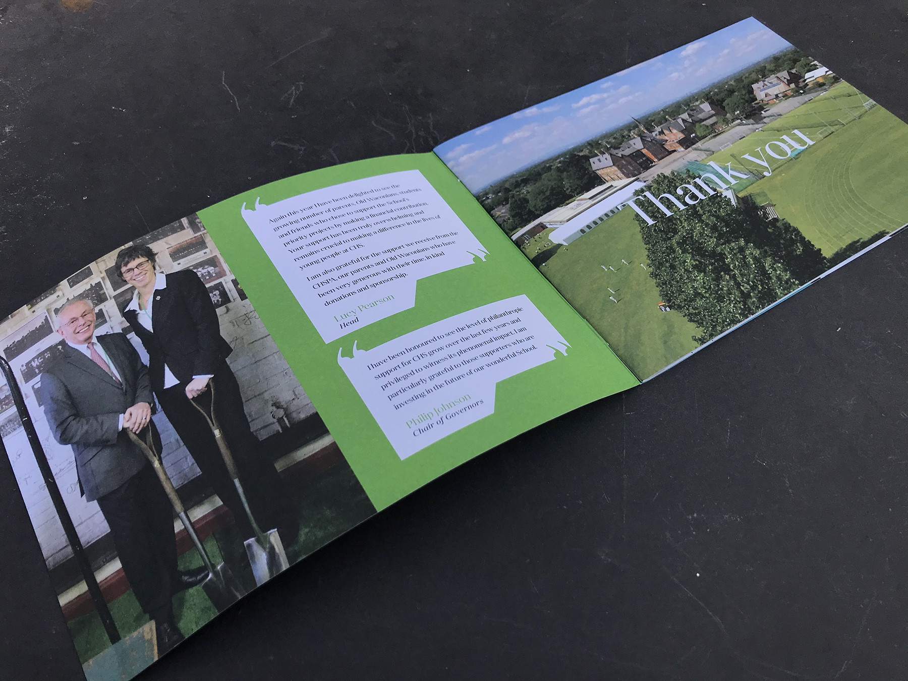 Private school leaflet design