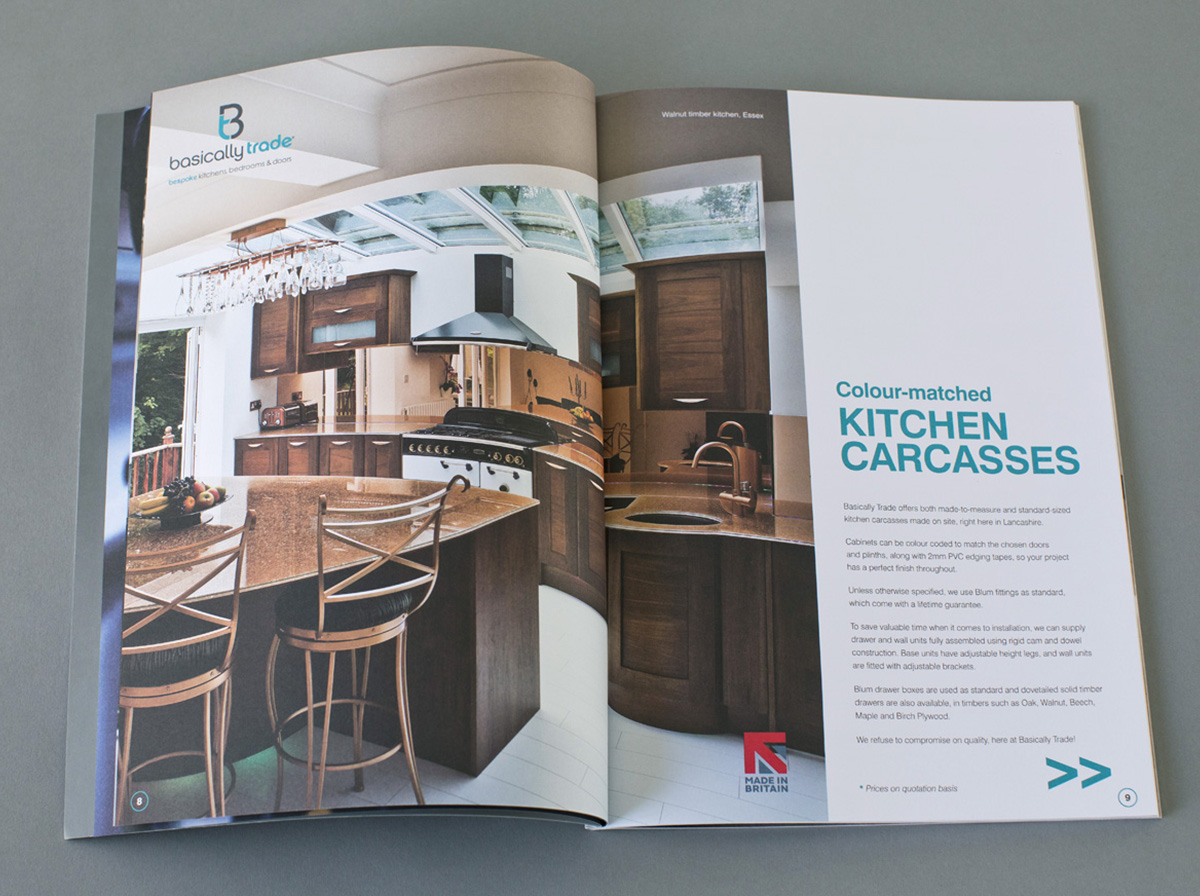 Kitchen brochure inside pages